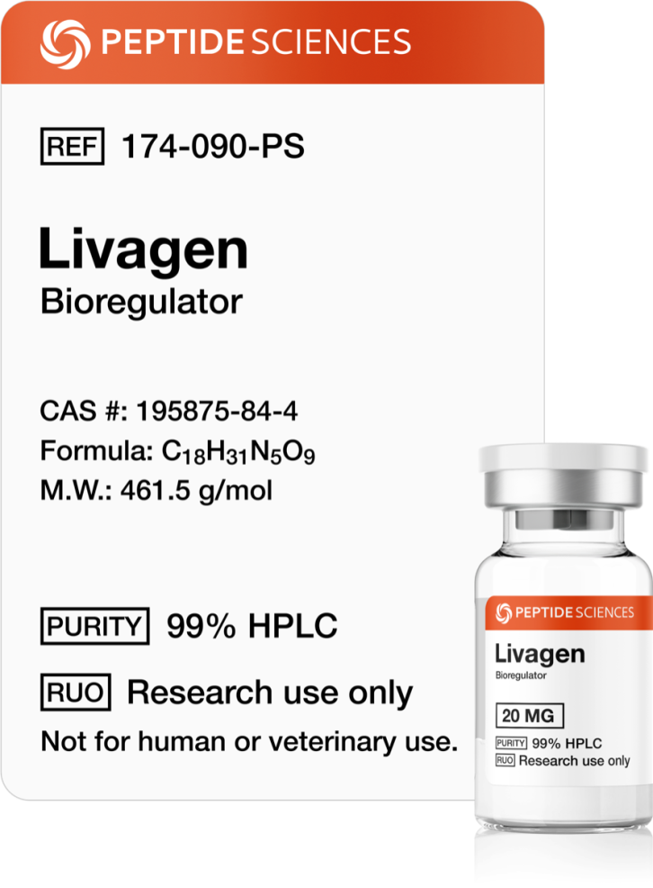 livagen_peptide.png Livagen Peptide 20mg (Bioregulator) - Image 1
